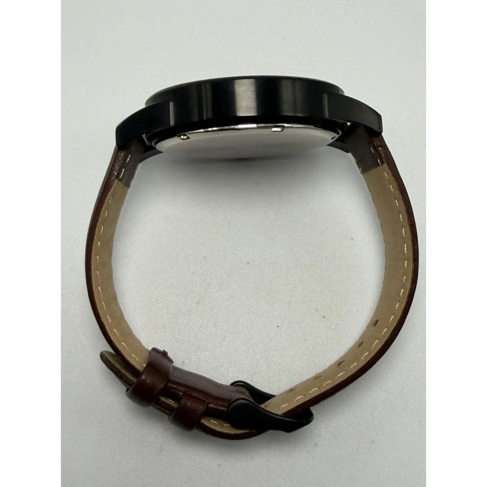 TruWood Voyager Napoleon Mens Watch New Battery 41MM 8